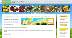 Desktop Screenshot of exotic-seeds.de
